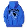 Scream Spiders & Cobwebs Printing Women Hoodies Harajuku Oversize Hoody Fashion Loose Clothing Comfortable Sweatshirt Female