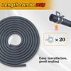 WOTIAN 3/16 Inch ID Fuel Line Hose 10 Feet for Honda Predator Champion Predator Generac Small Engine Generator Mini Bike Go-Kart Rubber Gas Line Hose