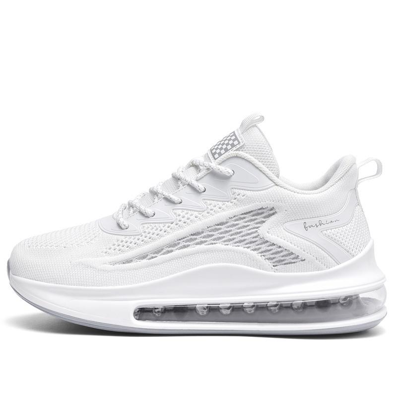 Весна и осень Новые мужские повседневные кроссовки на воздушной подушке Легкие сетчатые повседневные туфли Противоскользящие амортизирующие спортивные туфли