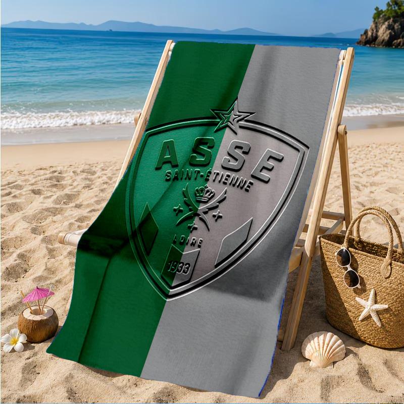 Пляжное полотенце Asse Saint-etienne Crest, Быстросохнущее, Легко в уходе, Подходит как для занятий фитнесом, так и для пляжного отдыха, Спортивный незаменимый аксессуар