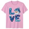 Love SnowUnisex Christmas Winter Holidays Unisexs Unisexs Graphic Tee