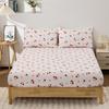 3 предмета Вишня Маленький красный Цветок Простыня Каваи Постельный набор 100%Полиэстер 1 Простыня на резинке 2 Наволочки Подходит для взрослых/детей