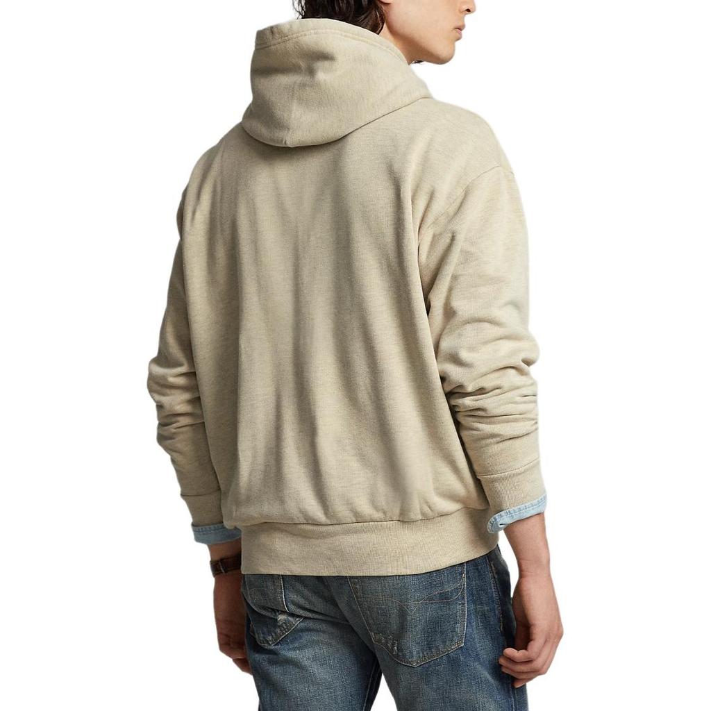 Мужская толстовка флис с капюшоном и длинным рукавом с вышивкой логотипа Polo Ralph Lauren FW25 MNPOKNI16822494-270
