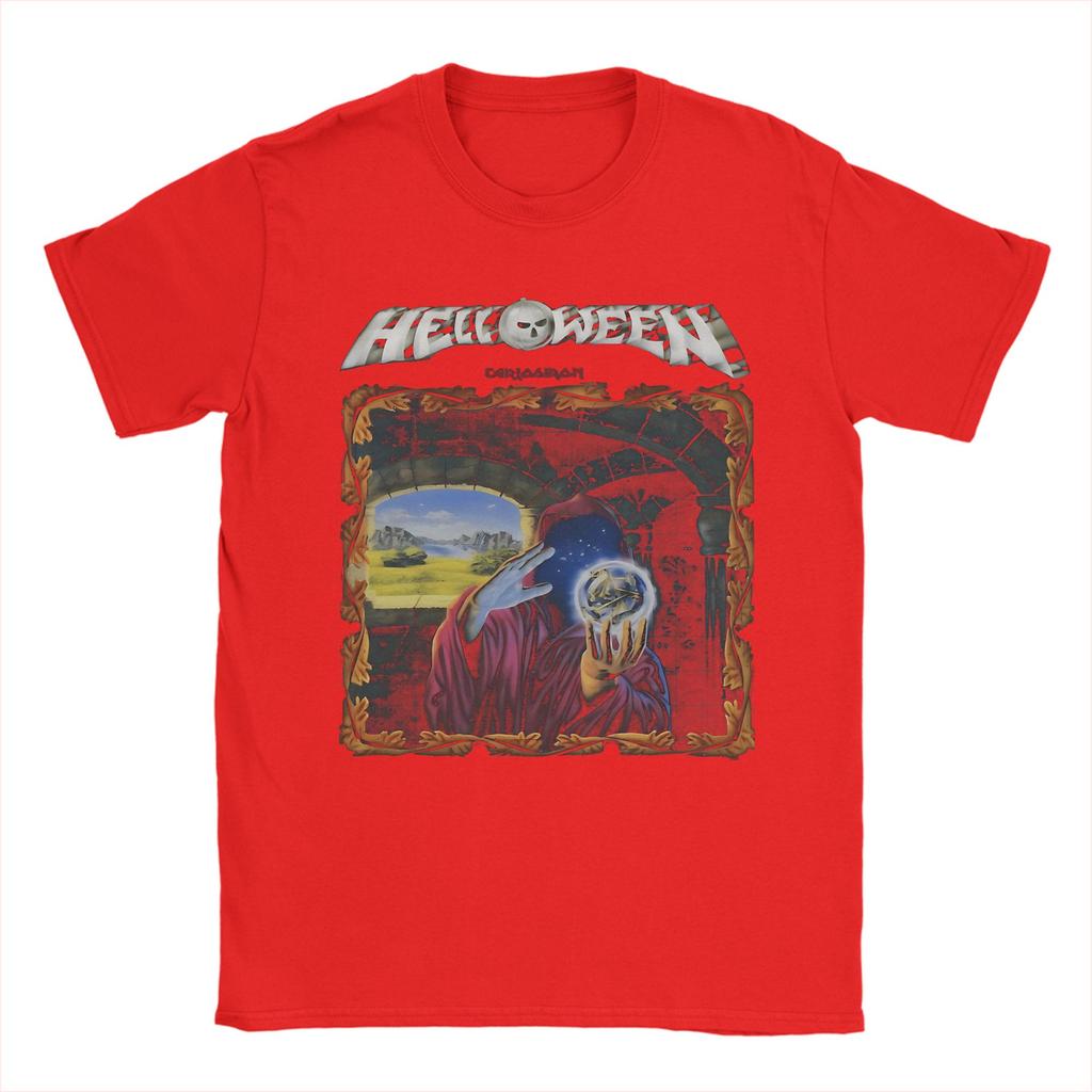3 Good Designs Helloween Band Pure Cotton TShirt For Unisex Summer Vintage TShirts O Neck Harajuku Tee Shirt Oversize Tops