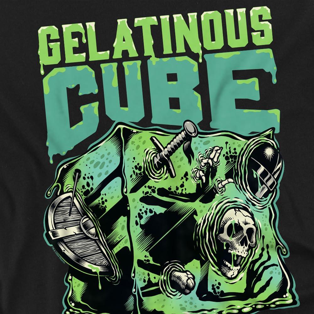 Dungeons & Dragons Mens Gelatinous Cube Acid T-Shirt