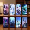 Чехол для телефона A-Akito Shinonome T-Toya Aoyagi для Samsung Galaxy A73, A21s, A22, A31, A52, A53, A71, A41 Мягкий черный корпус