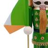 15-дюймовый Ст. 'S День Щелкунчик Фигурка Зеленая Форма Декоративное Настольное Украшение для Подвешивания