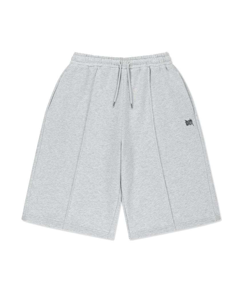 BROWNBREATH Tag Tuck Sweat Shorts - Ash