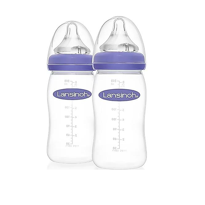 Набор бутылочек для кормления Lansinoh Natural Wave, 240 мл, 2 шт.