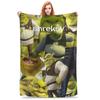 Фланелевое покрывало Стильное S-Shreks Теплое Плюшевые одеяла Мягкое покрывало для кровати Гостиной Дома Пикника Дивана