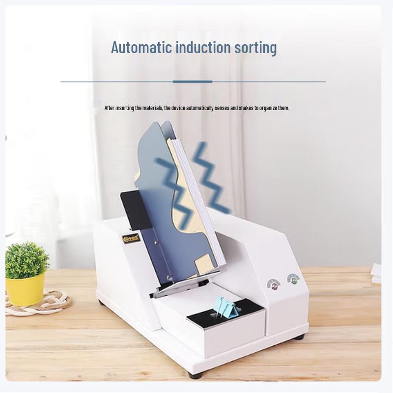 Automatic Desktop Paper Jogger and Organizer CN plug (adapter included)
