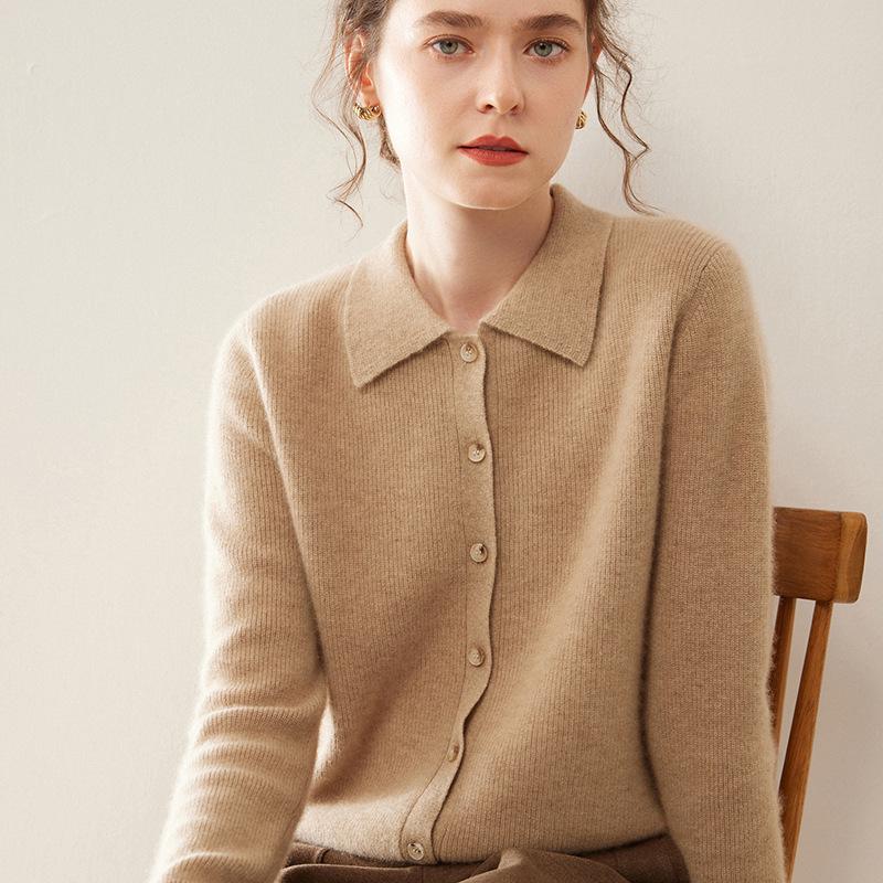 2025 Women's Cashmere Knit Cardigan: Soft, Comfortable, Skin-Friendly, Versatile, Loose Fit, Slimming, Autumn/Winter Outerwear