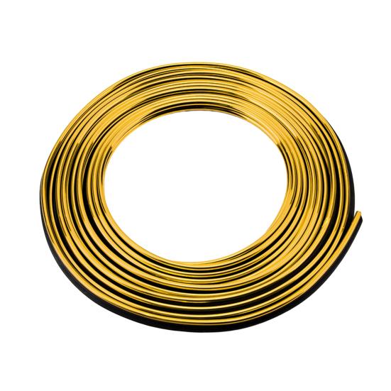 5 м декоративные полоски для салона автомобиля, гальванические полоски для отделки автомобиля, комплект DIY украшения, гибкие полоски, формовочные полоски для автостайлинга