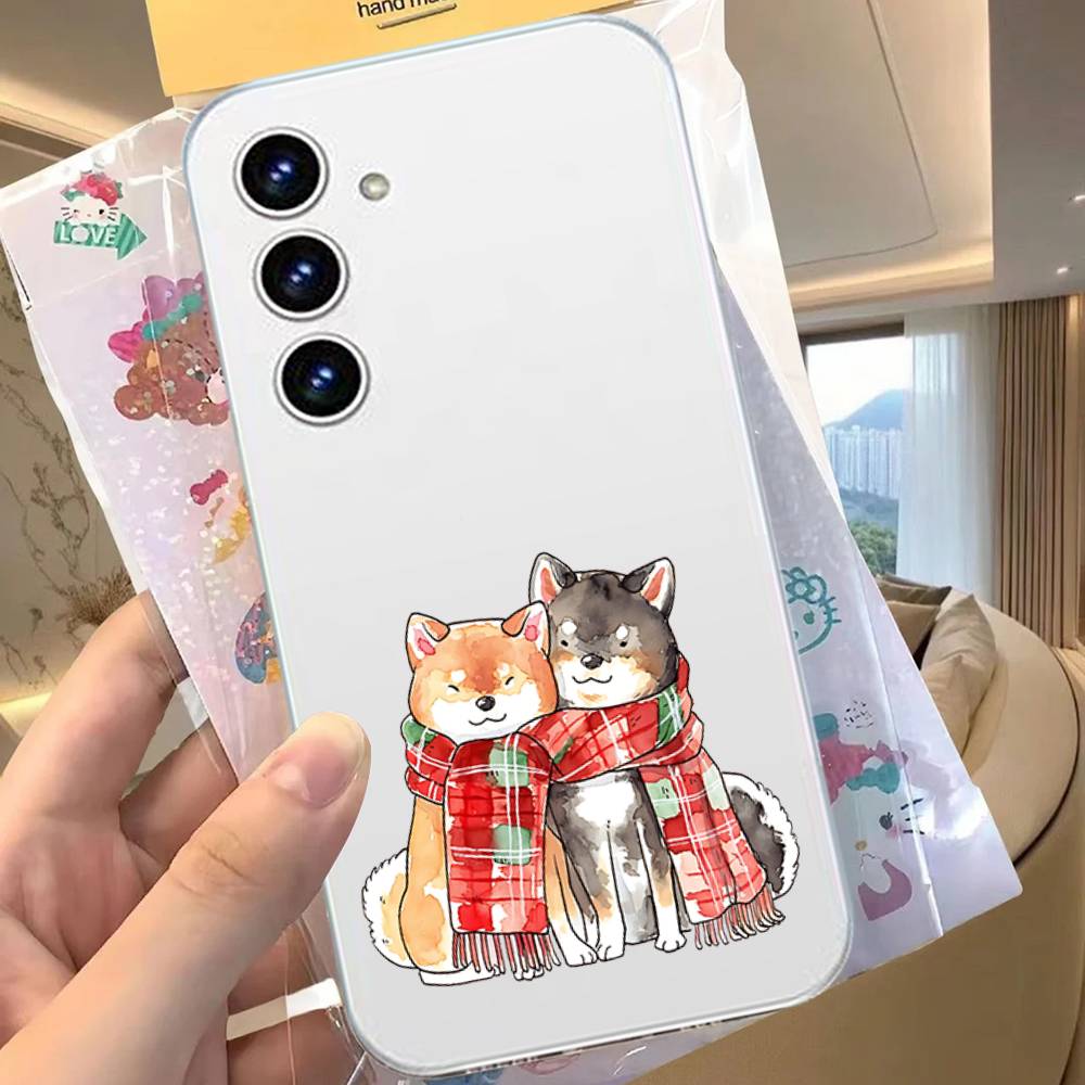 Чехол для телефона S-Shiba I-Inu для Samsung Galaxy Прозрачная крышка A52 A12 A51 S21 Edge S22ULTRA S23 S24 S20LITE Plus Ultra