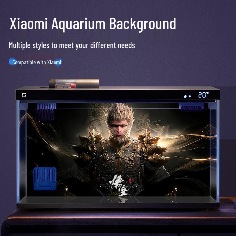 Акриловый фон для 3D-аквариума высокой четкости с мультяшными наклейками