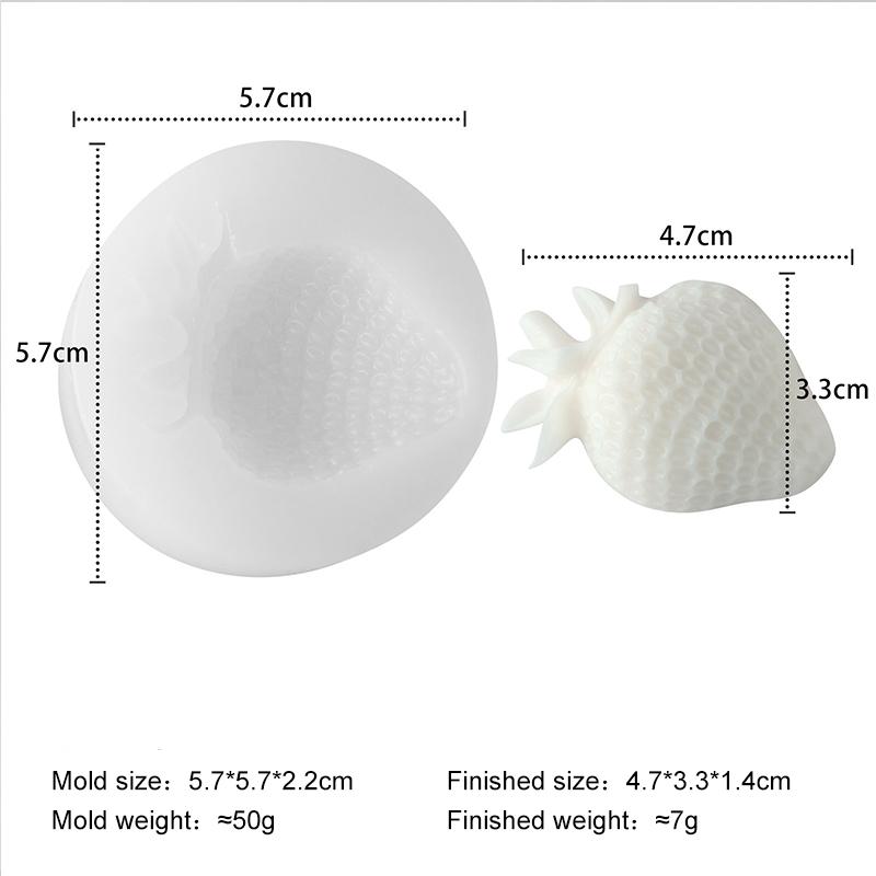 DIY Fruits Series Mango Lemon Chocolate Candy Baking Molds Handmade Fruit Strawberry Orange Blueberry Form Silicone Mold