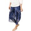 One Yoga Layered Printed Layered Genie Genie Floral Navy Pane(t) Women's Pants, Pants, Pants, Denim-Style Print,