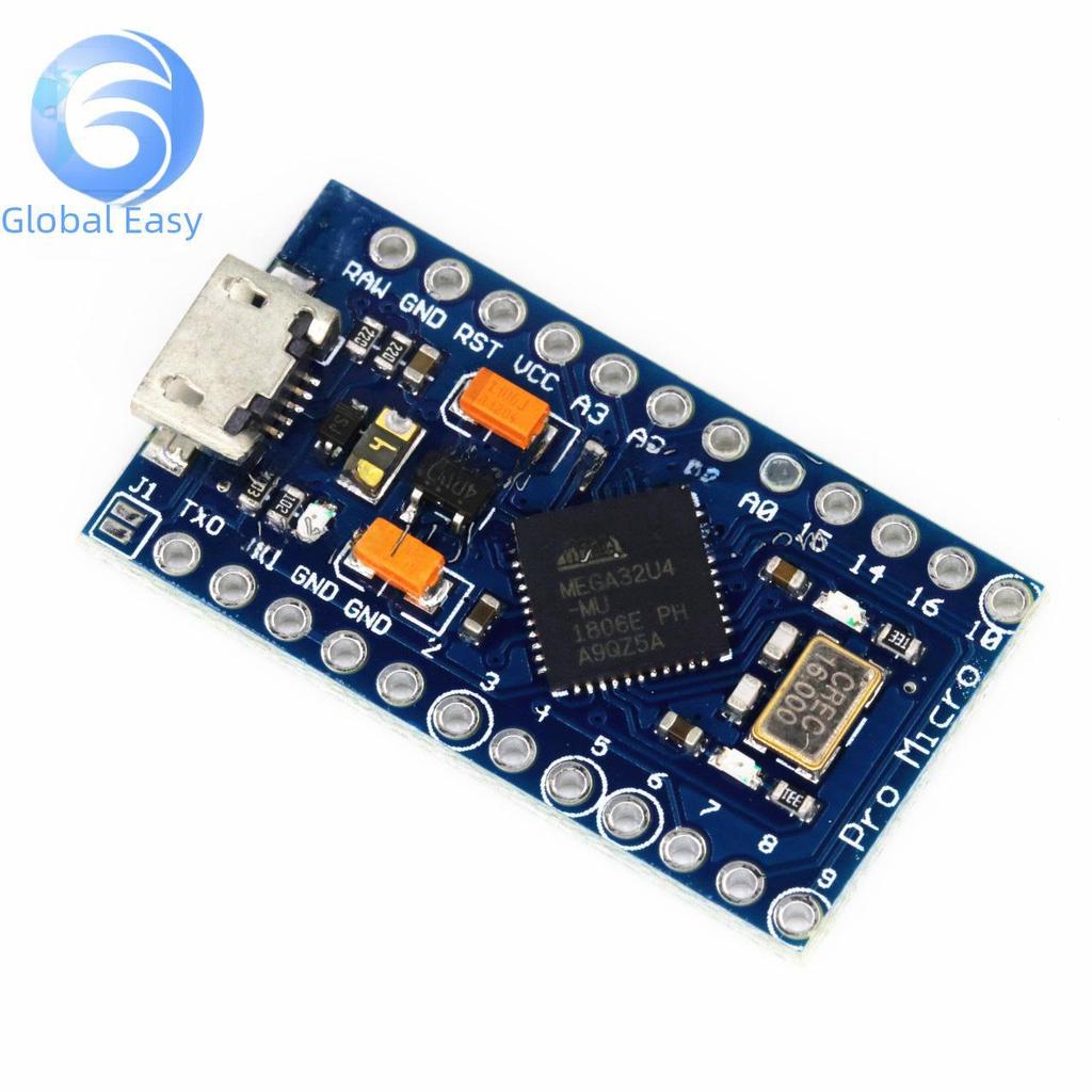 Про Микро: Плата микроконтроллера 5 В/16 МГц на базе ATmega32U4 с возможностью программирования через USB.