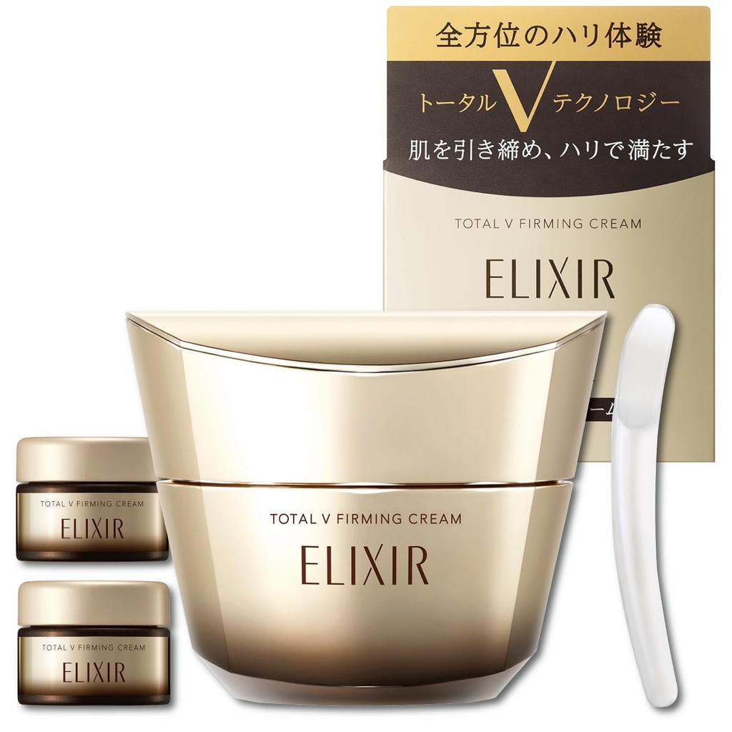 Elixir Cream Total V Firming Mini Size Set 50g + 10g All-Around Firmness Tightening Anti-Aging Care Superieur