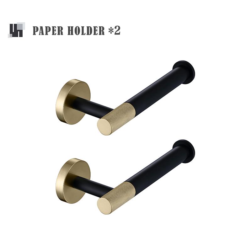 Матово-черные аксессуары для ванной комнаты, набор фурнитуры, держатель для полотенец, крючок для полотенец, мыльница, ершик для унитаза, держатель для стакана, держатель для бумаги