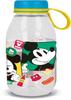 Tataway Disney Ecozen Mickey Mouse Tritan Clear Water Bottle for Kids 460ml with Silicone Cap and Handle