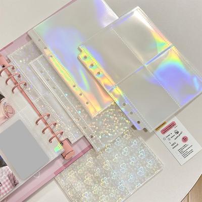 10 листов вложенных листов формата А5 прозрачные водонепроницаемые конверты для фотокарточек Idol Photo