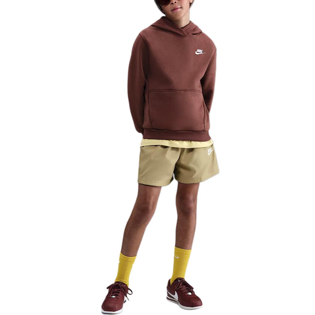 Nike Спортивный клуб Легкие тканые сетчатые шорты Детские шорты HF8134-297