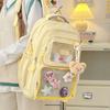 Japanese Style Kawaii Backpack Girls Transparent Ita Bag Women Large Capacity Backpack Fashion School Bag for College Student JK