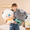 Popular Pleasant Goat and Big Wolf Doll Lazy Goat Doll Small Grey Grey Doll Children's Ragdoll Birthday Gift