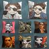 Cute Ferocious GGoro MMajima Throw Pillow Case Living Room Sofa Cushion Cover For Home Bedroom Decoration Protector