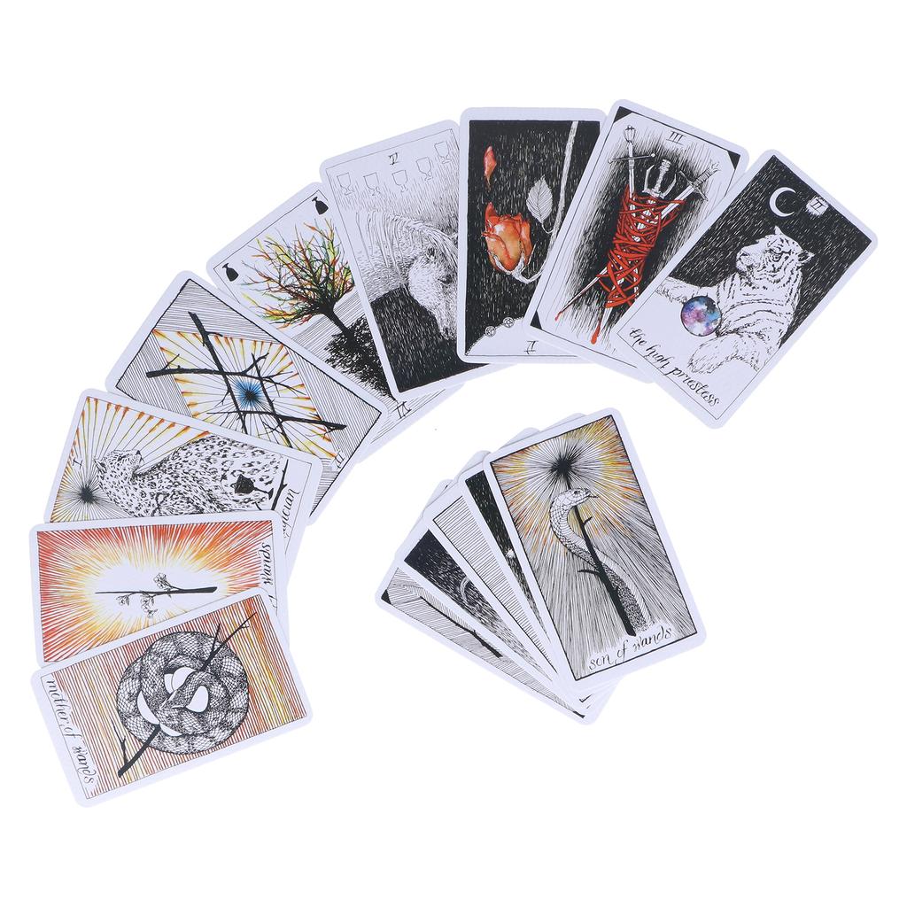 Дикие карты Таро Неизвестная колода Таро Голограмма Бумага Гадание Игральные карты Игра