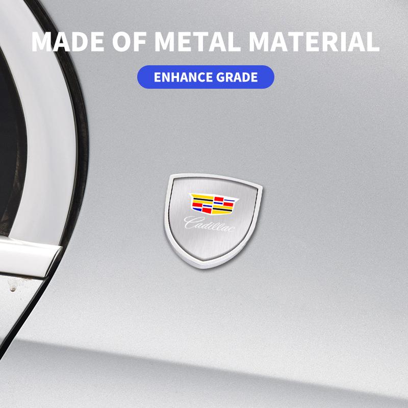 Metal Shield Car Sticker Badge Body Decoration Emblem Auto Exterior Accessories for Cadillac Logo SRX XT4 XT5 XT6 ATS XTS CTS