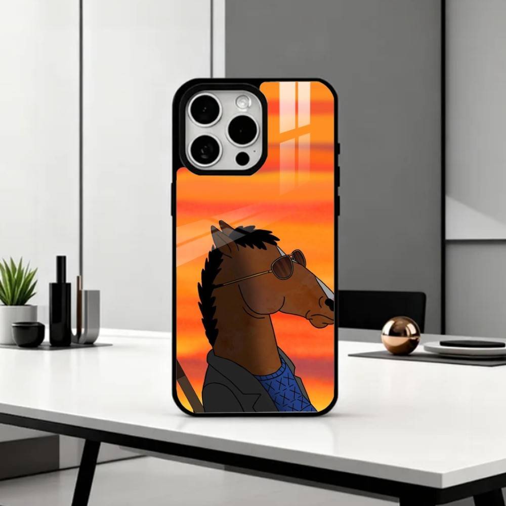 Чехол для телефона S-Sad B-BoJack Horseman для iPhone 17, 16, 15, 14, 13, 12, 11 Plus, Pro Max Магнитный для беспроводной зарядки Magsafe