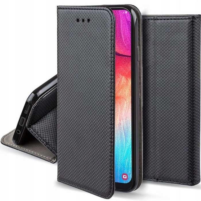 Case for SAMSUNG GALAXY J5 J500 CLOSED SMART MAGNET CASE BLACK + GLASS