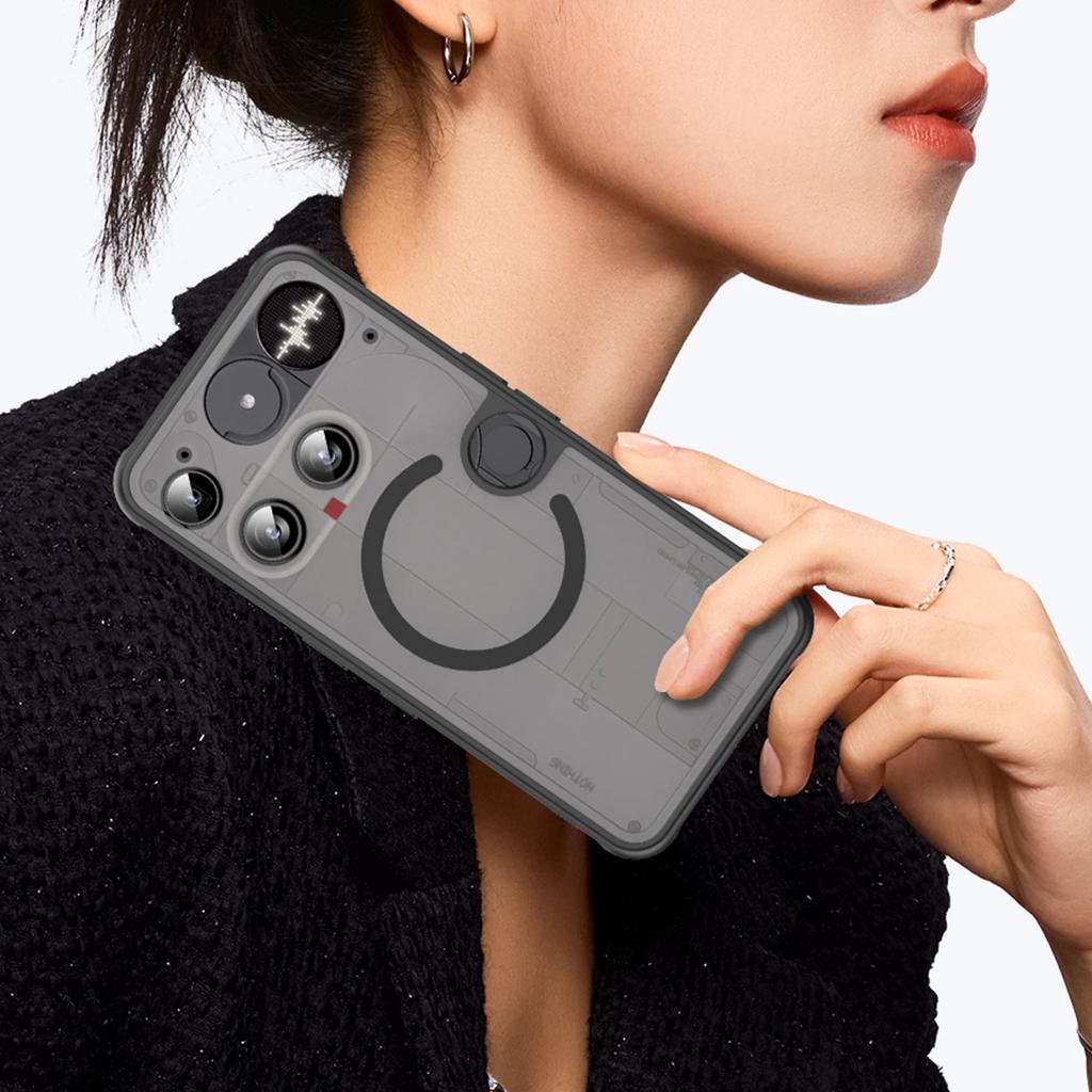 Для Magsafe Беспроводная Зарядка Магнитный Чехол Для Nothing Phone 3 3a Pro Nothing CMF Phone 2 Pro Ударопрочный Матовый Прозрачный Задний Чехол