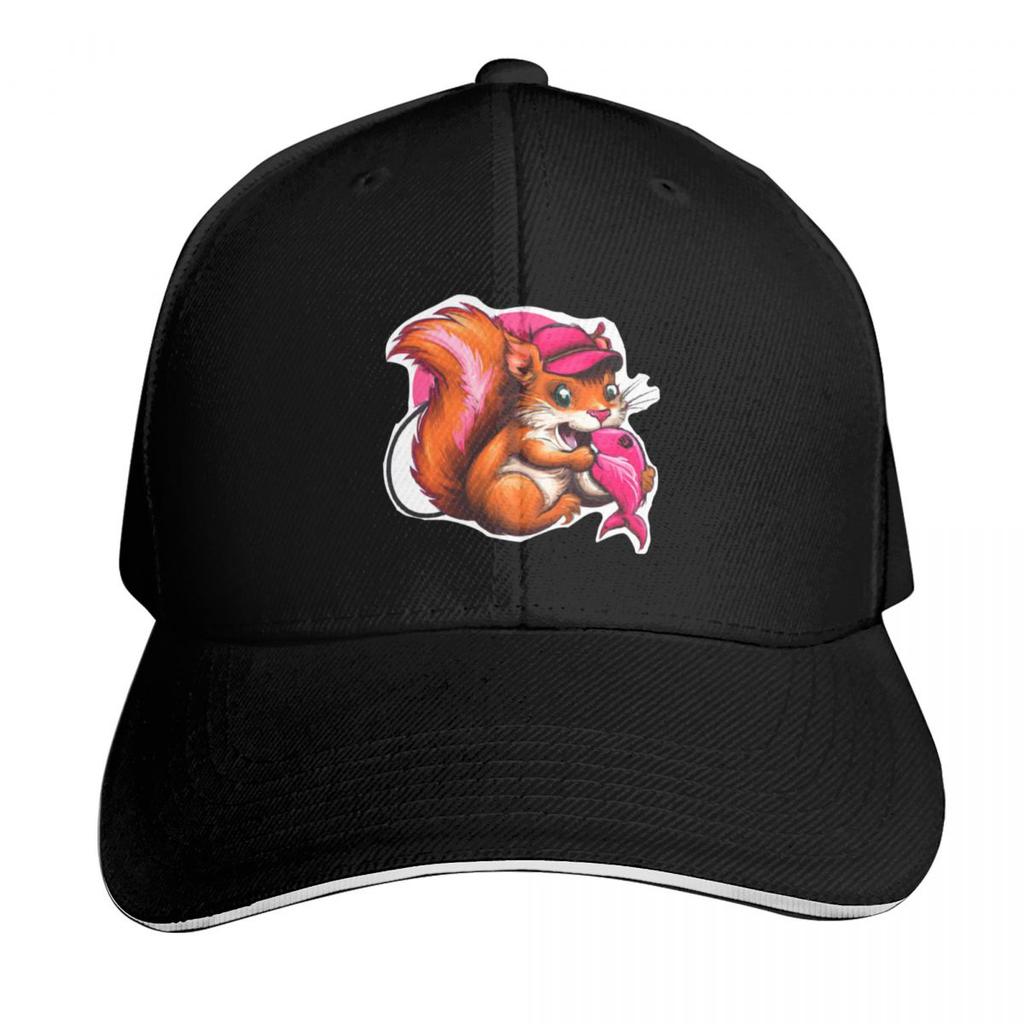 Pink Squirrel Trout Fly Baseball Cap Christmas Hat sun caps Golf Cap Trucker Cap Womens Beach Unisexs