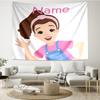 Custom Name Ms. Rachel Print Tapestry, Backdrop, Easy Setup, Ideal for Bedroom, Office & Living Room, with Aesthetic Wall Hanging Decor.