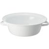 Nodahoro Enamel Basin, Heat-Resistant, 32cm, with Handle, Washtub, Footbath, Soaking Tub, White, Made In Japan, TA-32