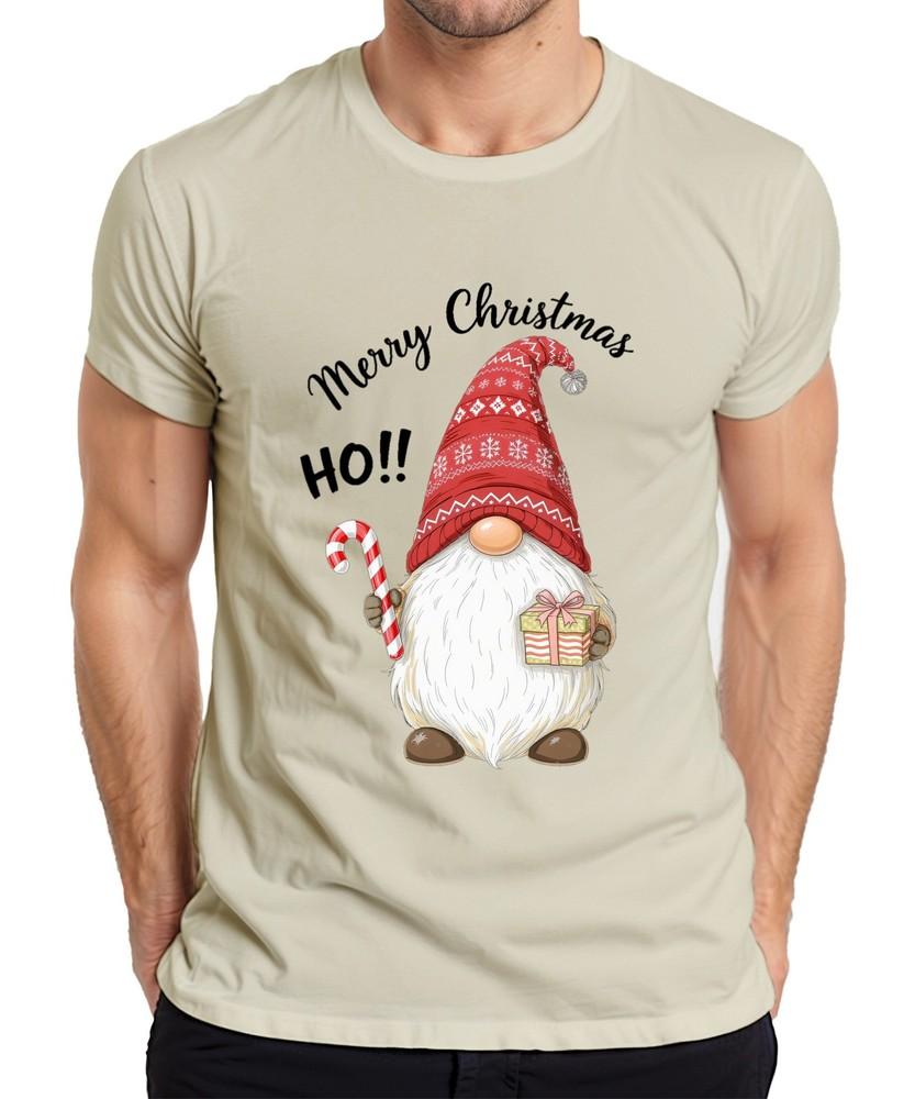 Merry Christmas Ho Christmas Gnome Gnome Candy Cane Hat Unisexs TShirt