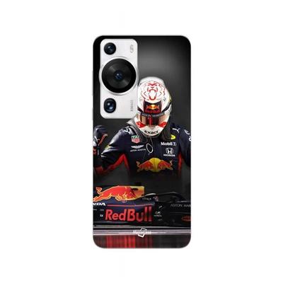 Чехол - MANIACASE - Huawei P60 Pro - MOTO GP Формула Макс Ферстаппен - Мягкий - Черный