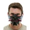 Dress Up Samurai Cosplay Mask Cosplay Half Face Mask Toy Cosplay Red Prajna Mask  Show