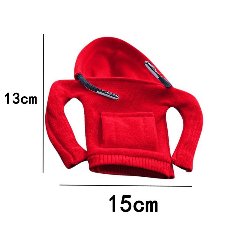 Худи с ручкой переключения передач автомобиля Мода Смешная накладка на ручку Ручка Нескользящие Защитные чехлы Накладка на ручку переключения передач Аксессуары для интерьера