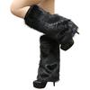 Leg Warmers Stretchy Coldproof Comfy Autumn Winter Women Warm Faux Fur Boot Stockings Daily Wear