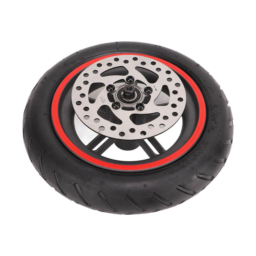 Заднее колесо электросамоката с тормозным диском 120 мм, красная пневматическая шина для Xiaomi PRO PRO2 M3