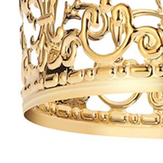 Топпер для торта Ржавчиноустойчивый Реалистично выглядящий Металлическая корона Топпер для торта Королевская тематика Детский праздник