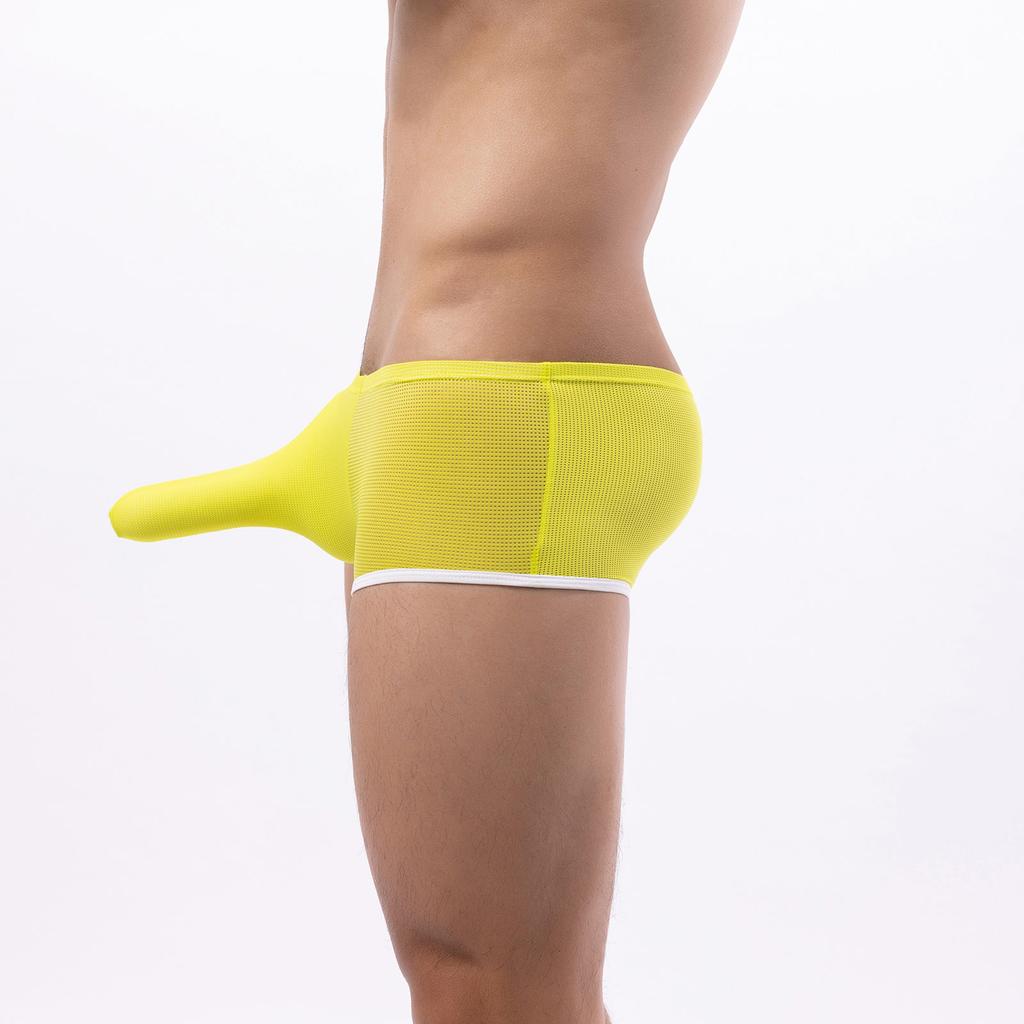 Мужские однотонные полосатые боксеры, мужское нижнее белье, дышащие мягкие трусы