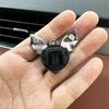 Автомобильный зажим для вентиляции в форме летучей мыши в форме черепа, декор со стразами, автомобильный освежитель воздуха, зажим для духов, ароматерапии