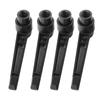 4 шт. металлические ручки для машин, регулируемая фиксирующая ручка, внутренняя резьба M4(50мм)