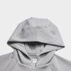 Fila Женский топ для фитнеса с капюшоном, коротким рукавом, однотонный, вязаный A11W621518F-GY