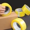 100 Meters Transparent Tape High Viscosity Is Not Easy To Break Large Yellow Tape Express Packaging Box with Sealing Tape